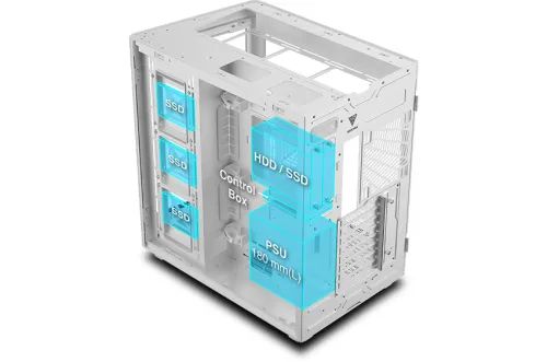 CASE GAMDIAS NESO P1 WW CANESOP1WWGA – FULL TOWER| FULL WHITE| E-ATX | GPU 426MM